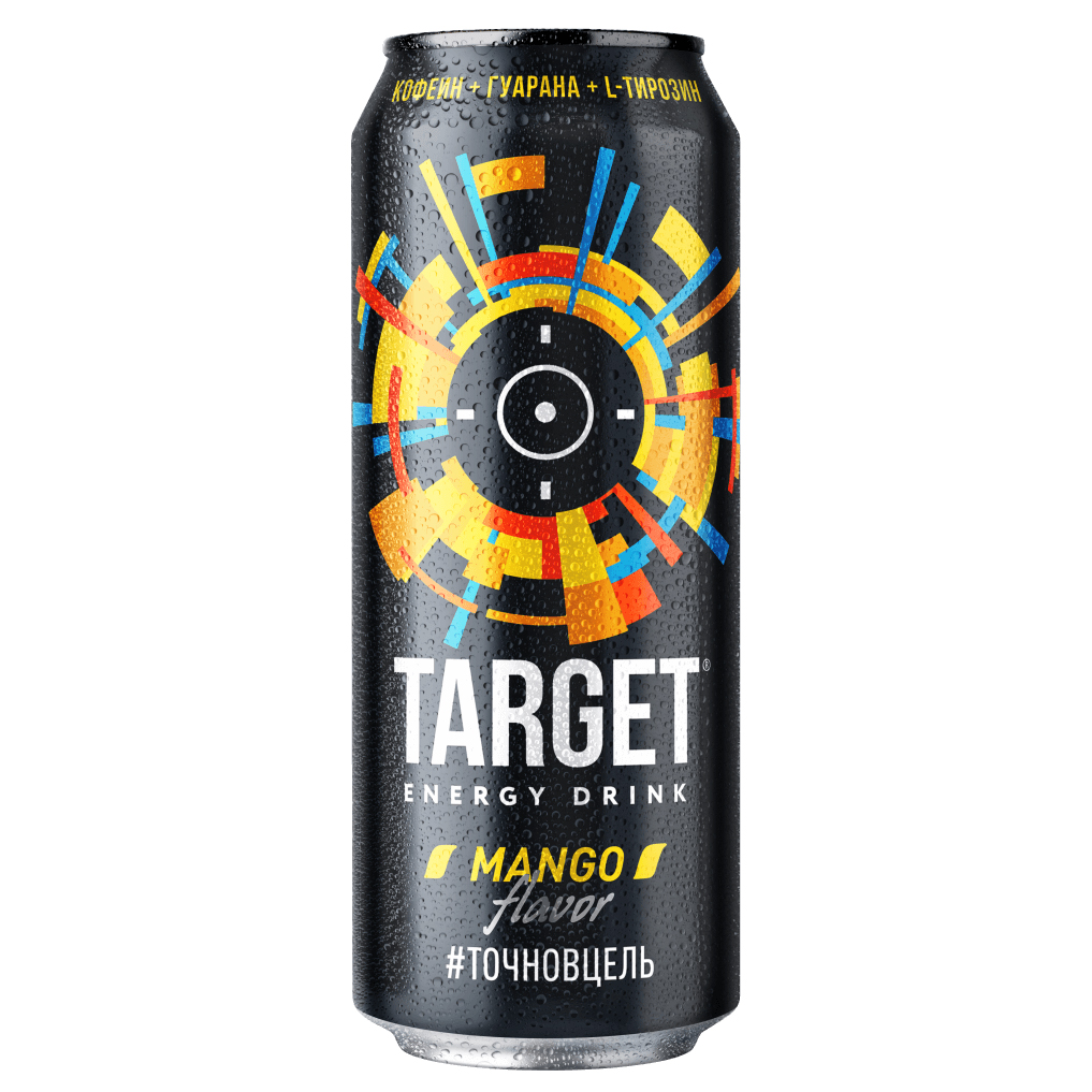 Напиток энергетический TARGET Mango Flavor 0,45л купить в Томске